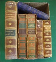 Six antique books