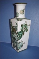 Japanese tall porcelain vase
