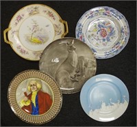 Five various display plates