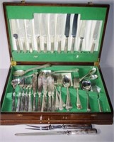Canteen of assorted silver plated cutlery