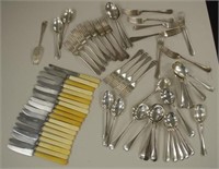Quantity silver plated cutlery
