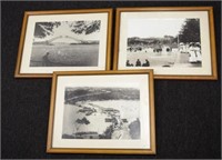 Three vintage framed Sydney photos