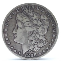 1896-O Morgan Silver Dollar - VG