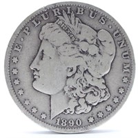 1890-O Morgan Silver Dollar - G