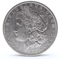 1882-O Morgan Silver Dollar - AU