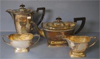 Four piece Hecworth silver plated tea & coffee set