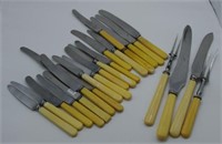 Quantity bone handled cutlery
