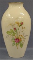 Thomas German floral decorated porcelain vase