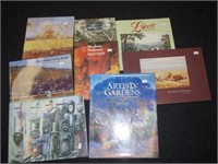Eight various Australian art books