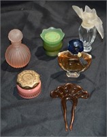 Scent Bottle & Hairpin Lot