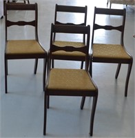 4 Vtg Dining Chairs