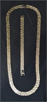 Vintage Costume Necklace & Bracelet Set