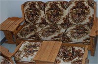 8 pcs Country Couch & Arm Chairs
