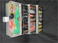 Fishing Tackle Box With Tackle