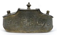THAI SILVER HAND CHASED DOUBLE SNUFF BOX