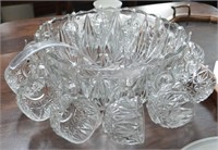 Punch Bowl Laddle & Cups