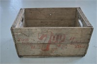 Vintage Wood 7-UP  Shipping Crate