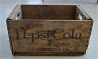 Vintage Wood Pepsi Cola Shipping Crate