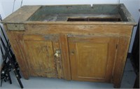 Antique Pine Dry Sink - 48" l x 33h x 19d