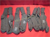 New Military Socks Size Large, Silver Coated