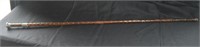 Antique Sterling & Wood Swagger / Walking Stick