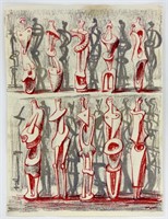 HENRY MOORE 'STUDIES FOR SCULPTURE' LITHOGRAPH