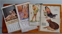 Vintage Pin Up Calendars - 1949, 50, 51 & 60's