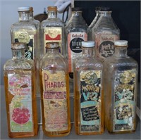 Vtg Embalming Fluid Bottles (On Choice)