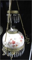 Victorian Hanging Parlour Lamp (Electrified)
