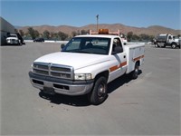2002 Dodge Ram Extra Cab Utility Truck