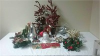 Box Lot Of Christmas Decorations