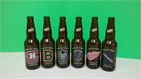 6 Collector Beer Bottles