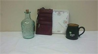 Purse, Stationery Set, Mug & Glass Bottle