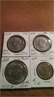 Lot Of US Dollar & Half Dollar Coins