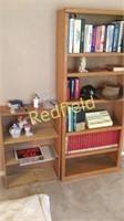2 Bookshelves with Contents