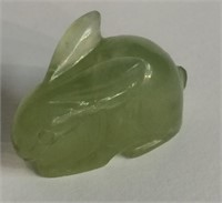 Jade Carved Rabbit Pendant