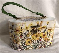 Carrying Case With Applied Floral Print Design