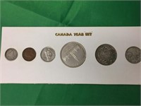 1939 Canadian Coin Set