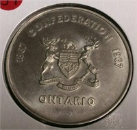 1867-1967 Ontario Confederation Token,