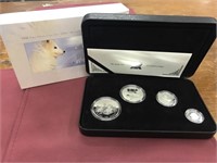 2004 Canadian Fine Silver Coin Set - Arctic Fox
