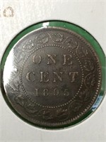 1895 (v.f.30) Candian Large Cent