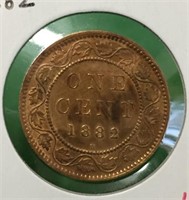 1882 (m.s.62) Canadian Large Cent