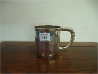 American silver christening cup, 170g