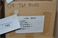 BOX OF ASSORTED HOTWHEELS - TAT RODS