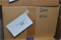 BOX OF HOTWHEELS ASSORTED c 2000