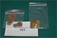 FOREIGN COINS - POST WAR W. GERMANY & ARGENTINA