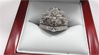 Vintage Antique 2.01ct diamond estate ring 14kt