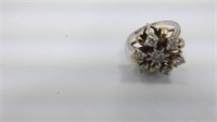 14kt diamond estate ring 6.5 grams