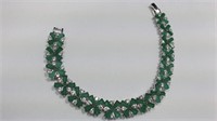 16.24ct emerald bracelet