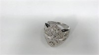 Pave' diamond estate ring